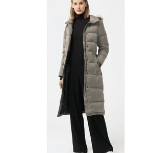 NWT Quartz Co Jane Long Down Parka - Navy Blue - Condition 10/10, XL, slim fit
